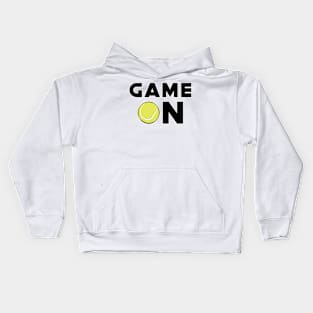 Game On - Funny Tennis Design Kids Hoodie